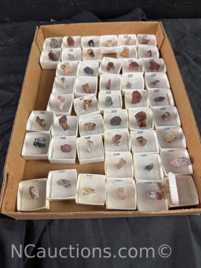 Flat of Flint Ohio Mineral Specimens