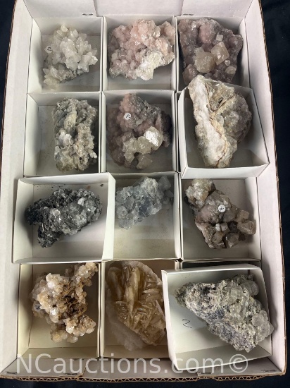 Mixed Crystals Minerals Mina La Aurora Charcas San Luis Potosi Mexico