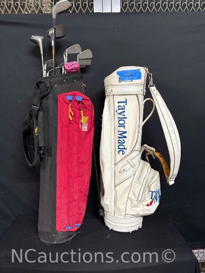 2 Golf bags and clubs Golfpak Taylor Made Prodyn Titleist