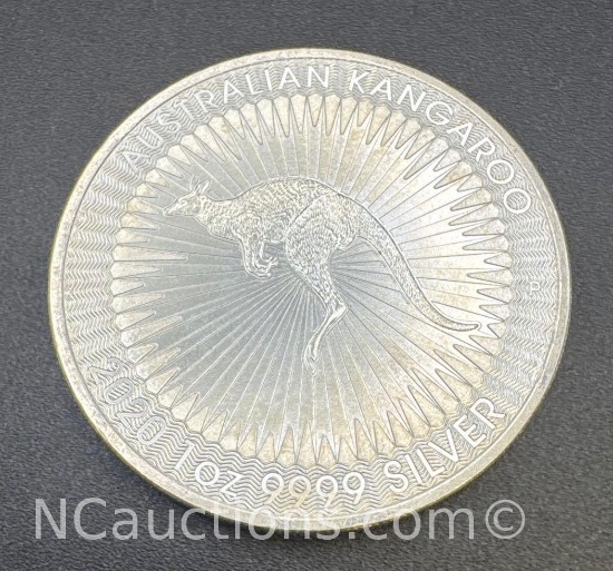 2020 1 Troy Oz .9999 Silver Australian Kangaroo Bullion Coin