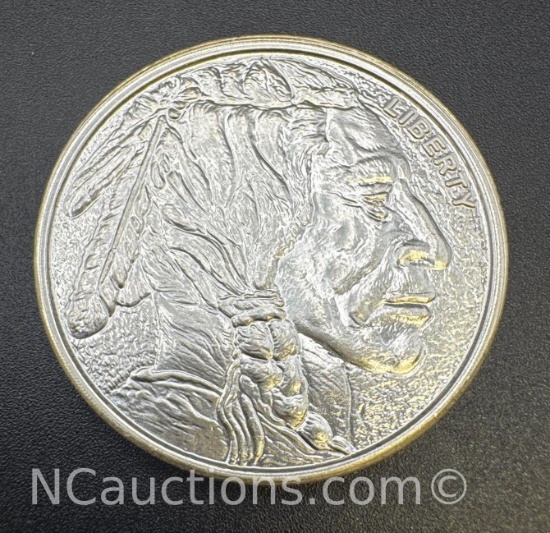 1 Troy Oz .999 Fine Silver Indian Head Bullion Coin
