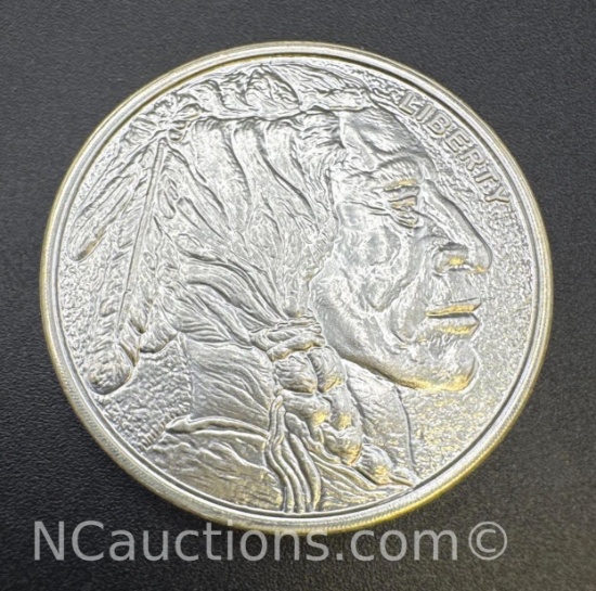 1 Troy Oz .999 Fine Silver Indian Head Bullion Coin