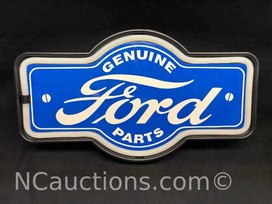 Ford Genuine Parts 17 inch light up sign untested