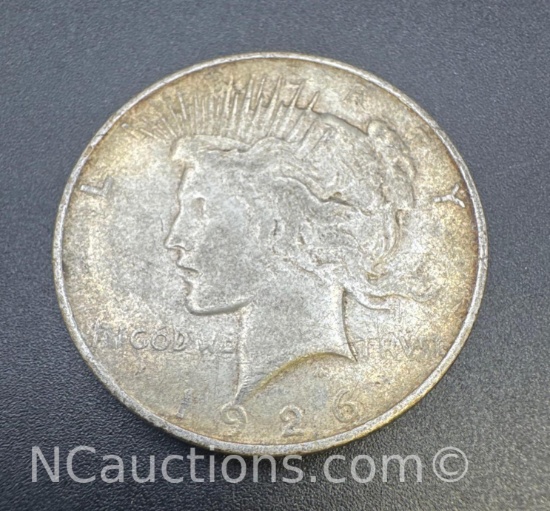 1926-D Silver Peace Dollar 90% Silver Coin 26.65 Grams