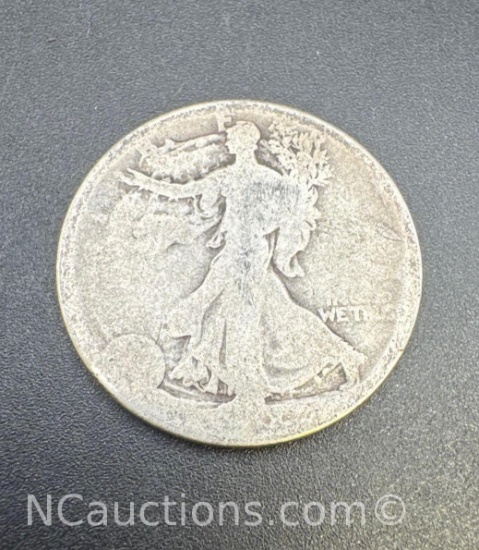 90% Silver Walking Liberty Half Dollar Coin 11.51 Grams