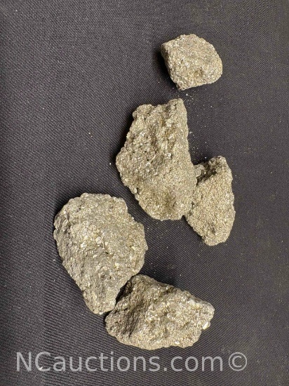 Pyrite Fools Gold 5 pieces