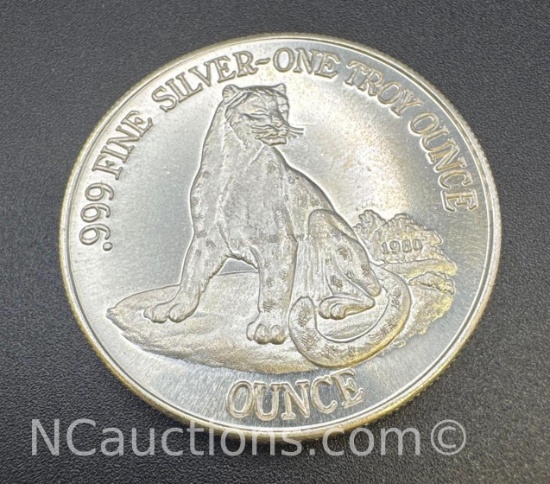 USA Bicentennial 1 Troy Oz .999 Fine Silver Cougar Bullion Coin