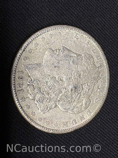 1921 S Morgan 90 percent silver 26.63 grams