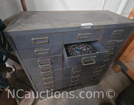 Supply Cabinet with contents