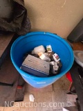 55 gallon drum of electronics