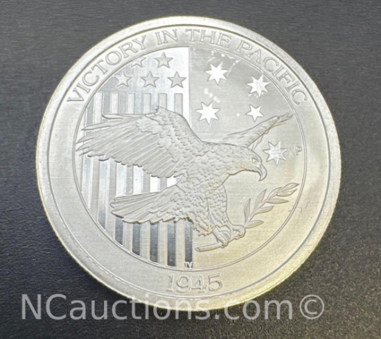 2017 Victory In The Pacific 1/2 Oz .999 Fine Silver Bullion Coin