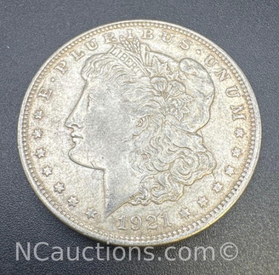 1921 Morgan Silver Dollar 90% Silver Coin 26.69 Grams