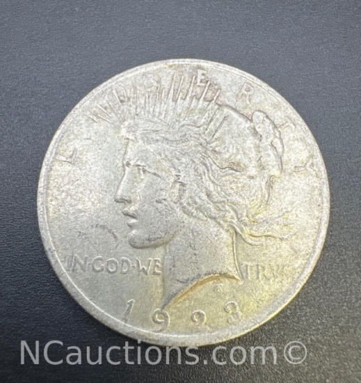 1923 Silver Peace Dollar 90% Silver Coin 26.75 Grams