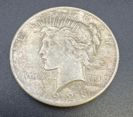 1923 Silver Peace Dollar 90% Silver Coin 26 Grams