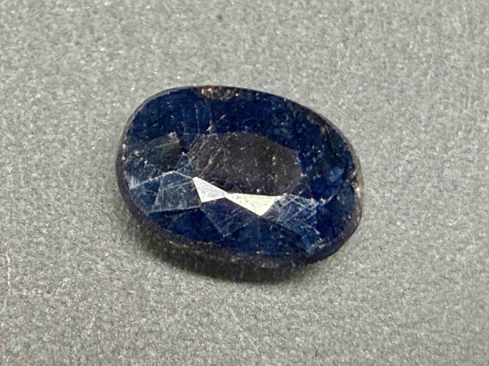 3.6ct Oval Cut Blue Sapphire Gemstone