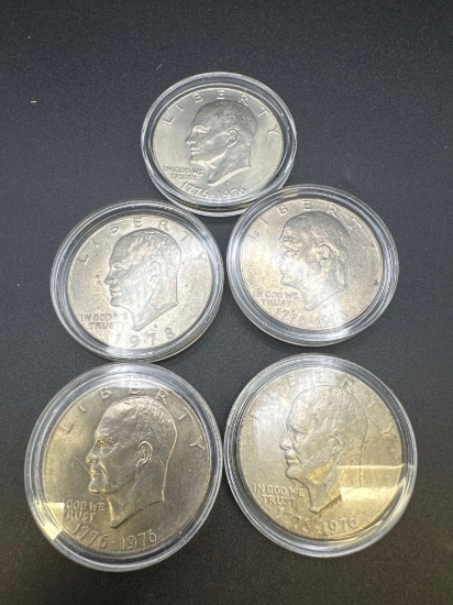 5 Eisenhower Dollars