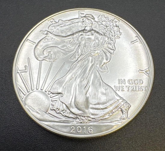 2016 1 Troy Oz .999 Fine Silver American Eagle Bullion Coin