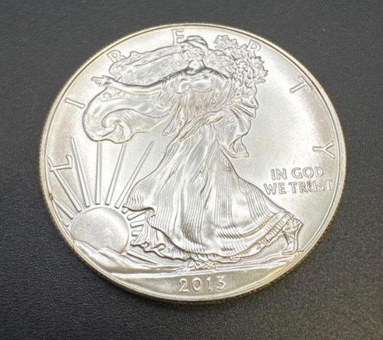 2013 American Silver Eagle 1 Troy Oz .999 Fine Silver Bullion Coin