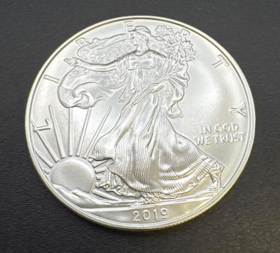 2019 American Silver Eagle 1 Troy Oz .999 Fine Silver Coin Bullion