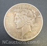 1922-S Silver Peace Dollar 90% Silver Coin 26.50 Grams
