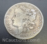 1891-O Morgan Silver Dollar 90% Silver Coin 26.03 Grams