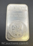 APMEX 1 Troy Oz .999 Fine Silver Bullion Bar