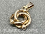 mixi 925 Sterling Silver Rings Pendant 3g