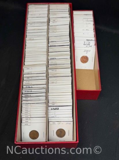 Collection Of Pennies 1910s-2000s