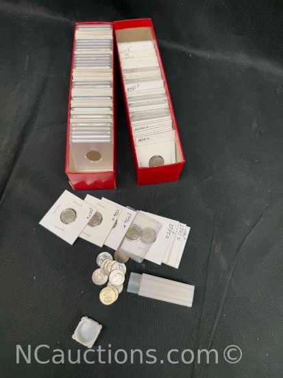 Collection Of Dimes 1960s-2000s