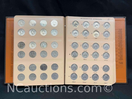 Coin Collector Album Washington Quarters 1930s-2000