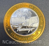 Limited Edition Flamingo .999 Fine Silver $10 Gaming Token Coin 37 Grams
