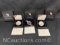 3 United States Mint 2013 5-Star Generals Commemorative Coins