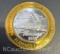 Limited Edition Flamingo .999 Fine Silver $10 Gaming Token Coin 38 Grams