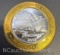 Limited Edition Flamingo .999 Fine Silver $10 Gaming Token Coin 37 Grams