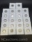 22 Mercury dimes 90% Silver Coin