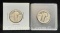 Pair of Standing Liberty Quarters 1920s