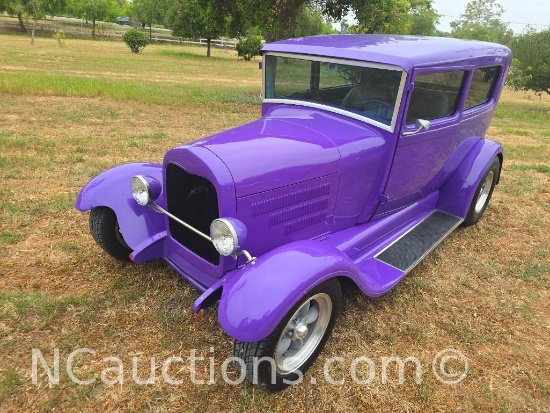 1928 Ford Model A Tudor VIN 59603040544 Odometer says 670