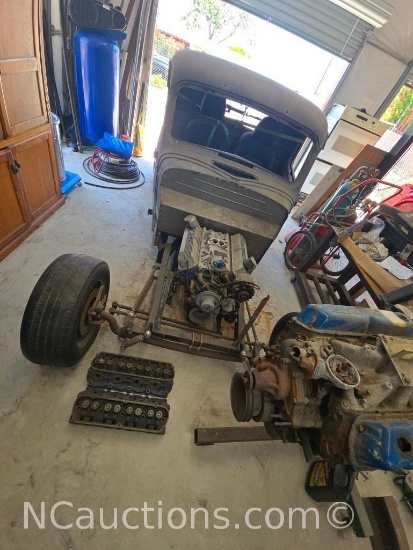 1941 Chevy Truck Parts Non Running Project Rod Extra Parts, Motor etc.