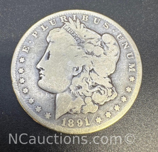 1891-O Morgan Silver Dollar 90% Silver Coin 25 Grams