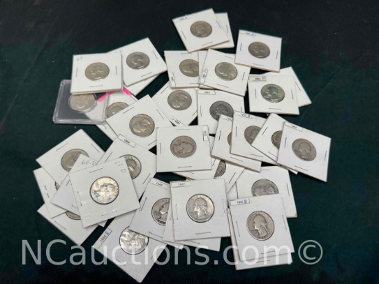 Collection of Quarters 1940s-1960s