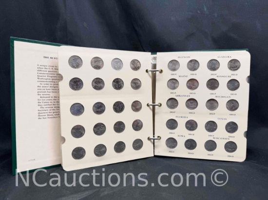 FIFTY STATE COMMEMORATIVE QUARTERS 1999 - 2000 Full Set Album