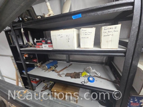 Boltless Shelving with Contents