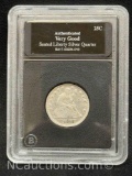 Authenticated Seated Liberty Silver Quarter