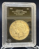 Authenticated 1922 Silver Peace Dollar 90% Silver Coin