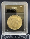 Authenticated 1922 Silver Peace Dollar 90% Silver Coin