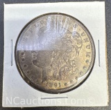 1891-S Morgan Silver Dollar 90% Silver Coin 28 Grams