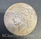 1926-S Silver Peace Dollar 90% Silver Coin 26 Grams