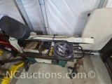 Grizzly horizontal band saw with Bi Metal blades Powers on Used