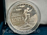 United States Korean War 90% Silver Memorial Coin 27g