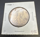 1928-S Walking Liberty 90% Silver Half Dollar Coin 14 Grams